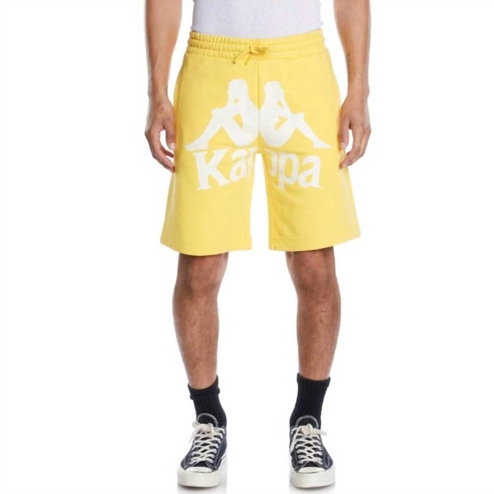 NEW KAPPA authentic anjuan shorts in yellow